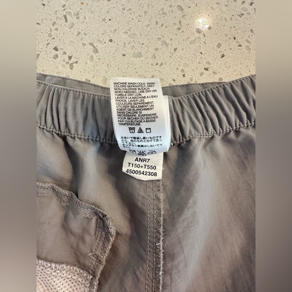 THE NORTH FACE WOMEN’S XS NYLON CARGO OUTDOORS CASUAL HIKING SHORTS KHAKI GREY - Picture 12 of 13
